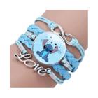 Pulseira Kawaii Anime Lilo & Stitch - Brinquedo para Crianças - Presente de Natal