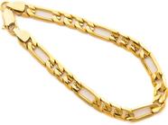 Pulseira Masculina 7mm Banhada Ouro 18k Homem Barata Pronta