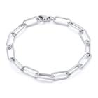 Pulseira Masculina Aço Inoxidável Prata Presente Masculino/ Bracelete para homem moderno