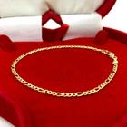 Pulseira Masculina E Feminina 19cm Folheada A Ouro 18k 2mm - Lindo Produto