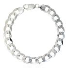 pulseira masculina grossa de prata 925 10mm elo grumet 1x1 escama de peixe bracelete masculino