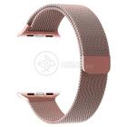 Pulseira Milanese de Aço de Ferro Smartwatch 42mm e 44mm Em Aço Inoxidável - Rosa - Smart Tech