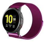 Pulseira Milanese Para Galaxy Active r500 e Active 2 40mm/44mm - Roxo - T-Shirck