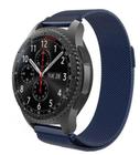 Pulseira Milanese Para Galaxy Watch Bt 46mm, Gtr 47mm, Gear S3, Gear 2, Gear 2 neo cor Azul