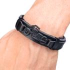 Pulseira Moto All Black Motoclube Rock