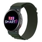 Pulseira Nylon com Presilha para Galaxy Active 1 R500 e Active 2 40mm 44mm - Verde