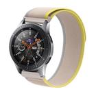 Pulseira Nylon Nova para Galaxy Watch 42mm / Gear Sport R600 / Gear S2 R732 - Bege com Amarelo