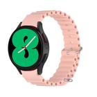 Pulseira Ondulada De Silicone Para Samsung Galaxy Watch4 40