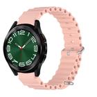 Pulseira Ondulada Silicone Macia Para Watch6 Classic 47Mm