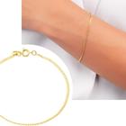 Pulseira Ouro 18K Grumet Masculina Feminina Maciça Ouro 750 Grossa