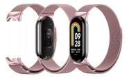 Pulseira Para Xiaomi Mi Smart Band 8 Milanesa Metal Aço Inox