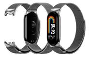 Pulseira Para Xiaomi Mi Smart Band 8 Milanesa Metal Aço Inox - DM ACESSÓRIOS