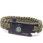 Pulseira Paracord Sobrevivência Militar Bussola e Faca - Pista Quente Airsoft