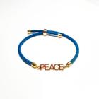 Pulseira Peace Azul