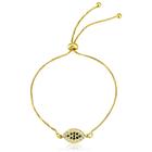 Pulseira Pingente O Olho Banhada Em Ouro 18 K - 1080010