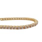 PULSEIRA PRATA OURO AMARELO RIVIERA GRAVATA 2,5mm