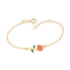 Pulseira Rosa da Bela Banhada a Ouro Rommanel 552147