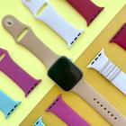 Pulseira Silicone 42/44/45 Compatível Apple Watch Smartwatch