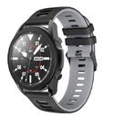 Pulseira Silicone Esportiva Para Galaxy Watch 3 45mm Cor Preto Com Cinza