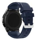 Pulseira Silicone Para Gear S3 e Galaxy Watch 46mm, Gtr 47mm, Gear 2, Gear 2 Neo Cor Azul marinho