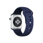 Pulseira Silicone para Smartwatch 42mm e 44mm - Azul Marinho