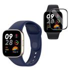 Pulseira Silicone + Película 3D Para Xiaomi Redmi Watch 3