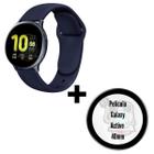 Pulseira Silicone Samsung Galaxy Watch Active +pelicula Nano