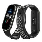 Pulseira Silicone Sport Mi Band - Preto e Cinza