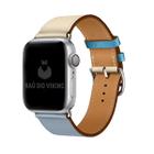 Pulseira Single Tour Couro Para Apple Watch 42mm 38mm 44mm