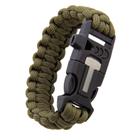 Pulseira Survival Tamanho M com Apito e Pederneira Guepardo Nautika