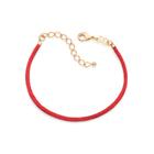 Pulseira te dedico folheada a ouro VERMELHO 552119 Rommanel