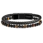 Pulseira West Coast Jewelry Crucible Tiger Eye and Onyx