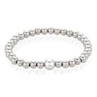 Pulseira West Coast Jewelry ELYA cinza claro Crystal Pearl