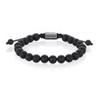 Pulseira West Coast Jewelry Matte Agate Stone para homens