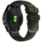 Pulseiras de relógio Abanen para Fenix 5/Fenix 6 22mm Army Green-Black