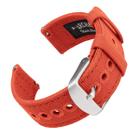 Pulseiras de relógio Archer Canvas Quick Release Tangelo Orange 22mm