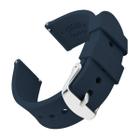 Pulseiras de relógio Band Archer Watch Silicone Midnight Blue 24 mm