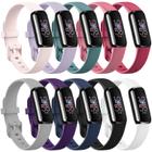 Pulseiras de relógio Sunnyson compatíveis com o pacote Fitbit Luxe 10