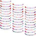 Pulseiras Friendship Cunno Kids 36 peças para meninas de 17 cm de comprimento