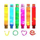 Pulseiras Neon LED Glow Sticks - Luzes Fluorescentes para Festas, Casamentos e Natal