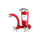 Purificador Ideale Eco vermelho cromado - Planeta Agua