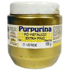 Purpurina Glitter Ouro Verde 100g