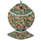 Puxa Saco Em Formato De Peixe 45cm X 32cm Estampado Tecido Misto - Abacaxi