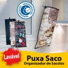 Puxa Saco Porta Sacolas Organizador Suporte Estampado Impermeável Lavável