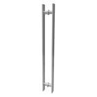 Puxador Com Alça Dupla Em Alumínio 60 centímetros Para Portas: Pivotantes/Madeira/Vidro Temperado/Porta Alumínio
