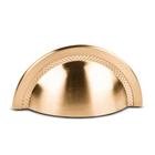 Puxador Concha Shell 64mm Gold Escovado Zen Design