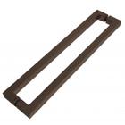 Puxador Duplo Goal 30X30 Inox Corten 600Mm Geris