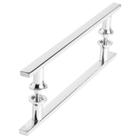 Puxador Inox 20cm Para Porta Pivotante Vidro Madeira SF.MS