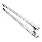 Puxador Inox Para Porta Pivotante Madeira Vidro 40 cm