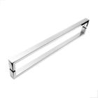 Puxador Inox U 60cm Porta Madeira Vidro Alto Brilho Polido